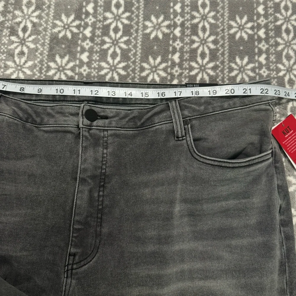 NWT Stitch Fix Kut From The Kloth High Rise Fab Ab‎ Ankle Skinny Gray Size 24W